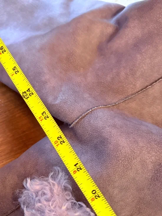 Free people Lavender Faux Shearling Jacket - Plush Trim look at pictures - Picture 5 of 5